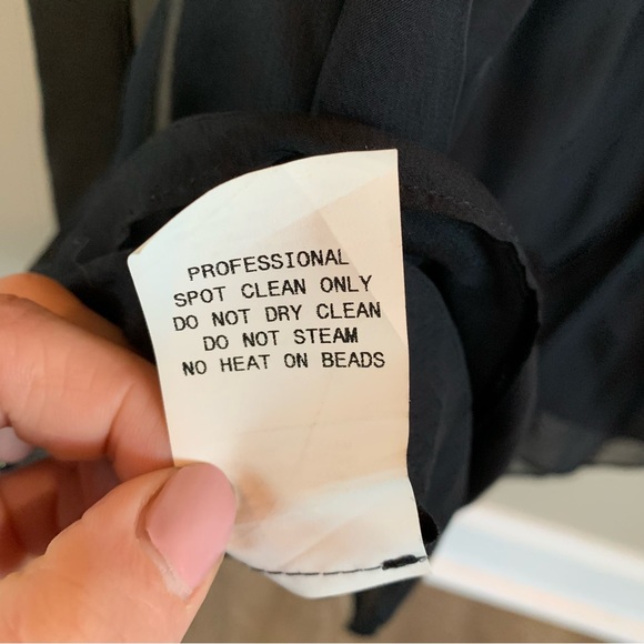 A.B.S. Collection by Allen Schwartz | Black Silk Evening Gown - Picture 8 of 16